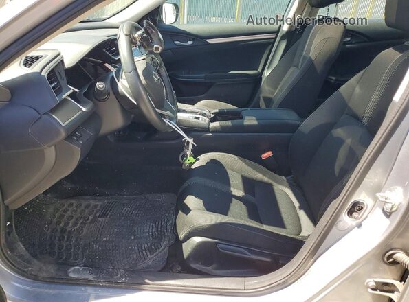 2HGFC1F45GH105819 2016 HONDA CIVIC Gray წინა სალონის ხედი