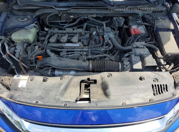 2HGFC1F48HH104052 2017 HONDA CIVIC Blue უკანა სალონის ხედი