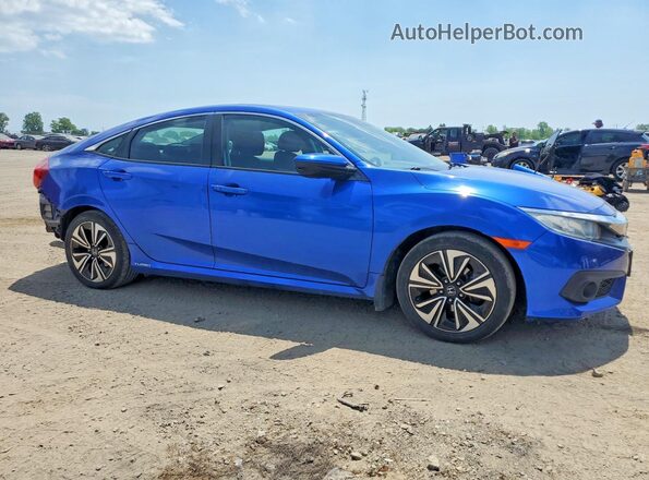 2HGFC1F48HH104052 2017 HONDA CIVIC Blue წინა მარჯვენა
