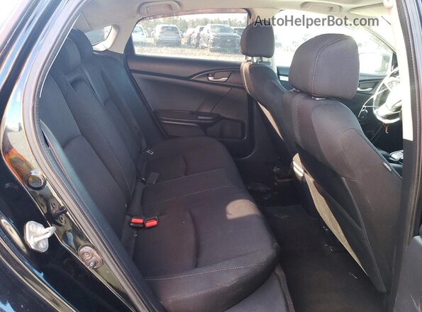 2HGFC1F49GH104995 2016 HONDA CIVIC Black Rear seats view