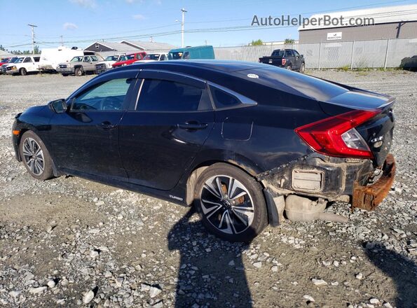2HGFC1F49GH104995 2016 HONDA CIVIC Black Rear left