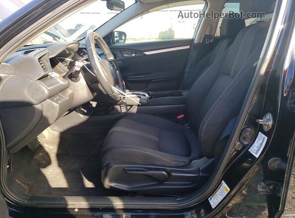 2HGFC1F49GH104995 2016 HONDA CIVIC Black Front interior view