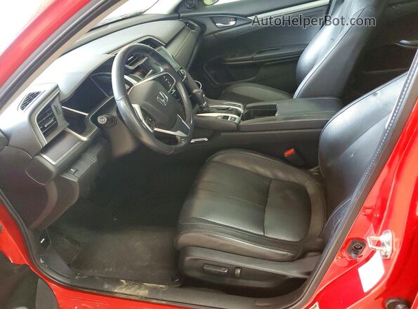 2HGFC1F70HH640066 2017 HONDA CIVIC Red Front interior view