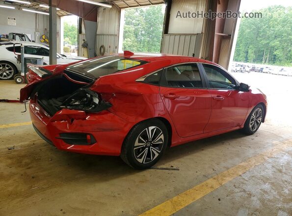 2HGFC1F70HH640066 2017 HONDA CIVIC Red Rear right