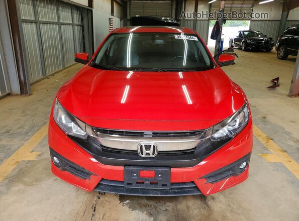2HGFC1F70HH640066 2017 HONDA CIVIC Red Front view
