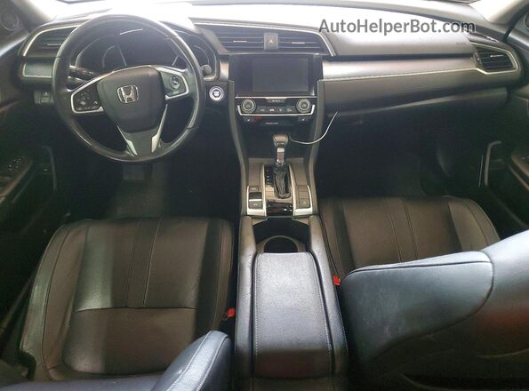 2HGFC1F70HH640066 2017 HONDA CIVIC Red Dashboard view