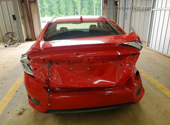 2HGFC1F70HH640066 2017 HONDA CIVIC Red Rear view