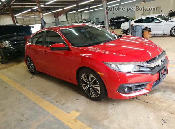 2HGFC1F70HH640066 2017 HONDA CIVIC Red Front right