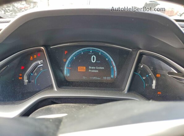 2HGFC1F71GH641953 2016 HONDA CIVIC Silver Instrument cluster view