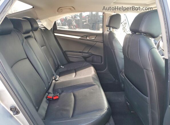 2HGFC1F71GH641953 2016 HONDA CIVIC Silver Rear seats view