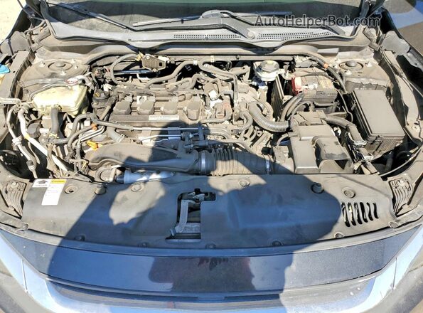 2HGFC1F72GH636891 2016 HONDA CIVIC Black უკანა სალონის ხედი