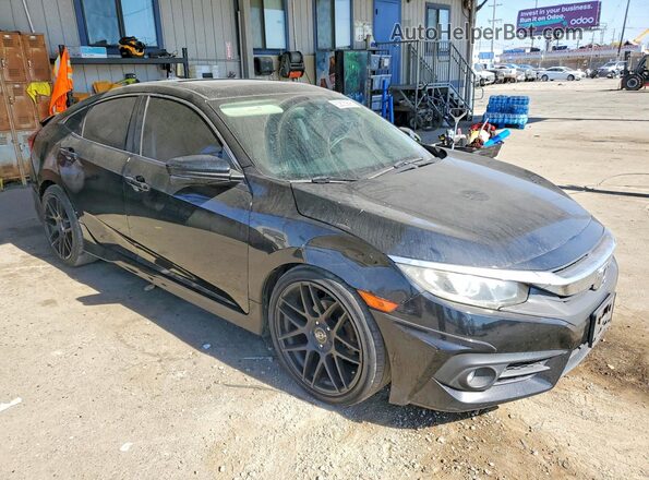 2HGFC1F72GH636891 2016 HONDA CIVIC Black წინა მარჯვენა