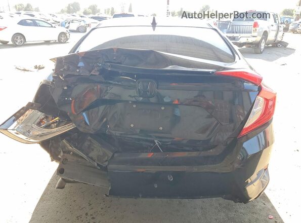 2HGFC1F72GH636891 2016 HONDA CIVIC Black უკანა ხედი