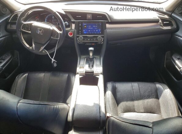 2HGFC1F72GH636891 2016 HONDA CIVIC Black წინა პანელის ხედი