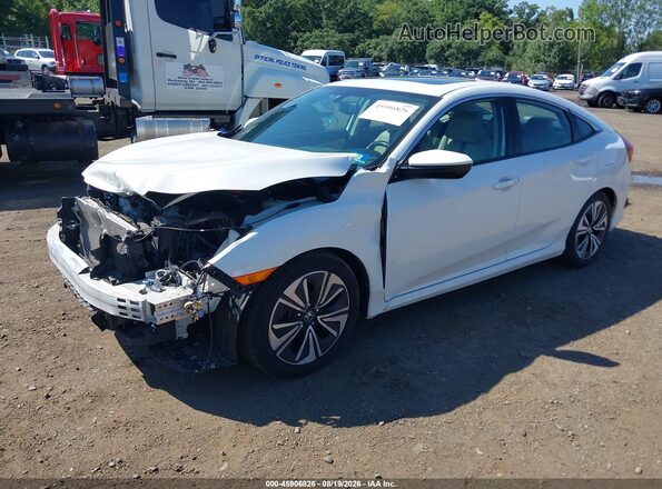 2HGFC1F72GH650029 2016 HONDA CIVIC White Առջևի ձախ երեք քառորդ տեսարան