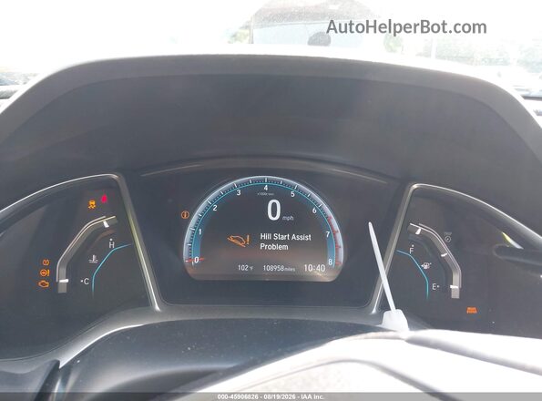 2HGFC1F72GH650029 2016 HONDA CIVIC White Հետևի նստատեղերի տեսք