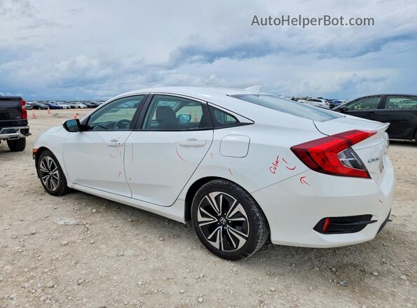 2HGFC1F72JH645887 2018 HONDA CIVIC White Հետևի ձախ