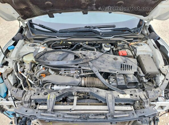2HGFC1F72JH645887 2018 HONDA CIVIC White Սալոնի հետևի տեսք