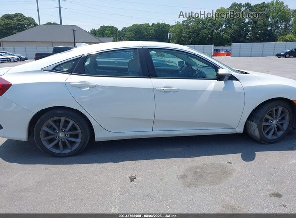 2HGFC1F72MH705011 2021 HONDA CIVIC White Vista del cuadro de instrumentos