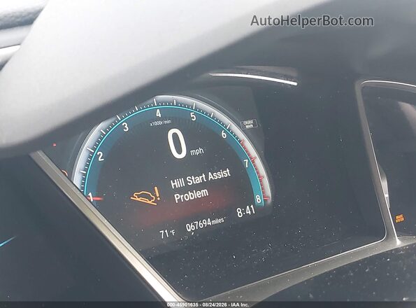 2HGFC1F74GH657872 2016 HONDA CIVIC Синий Вид задних сидений