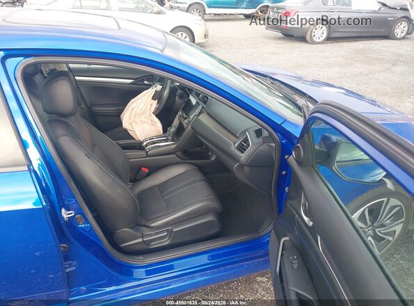 2HGFC1F74GH657872 2016 HONDA CIVIC Синий Вид салона спереди