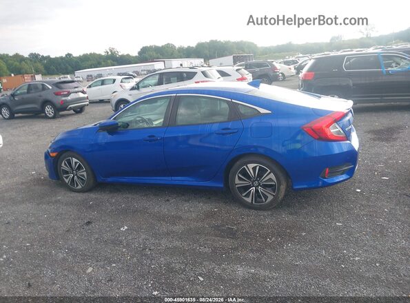 2HGFC1F74GH657872 2016 HONDA CIVIC Синий Панорамный вид салона 360°