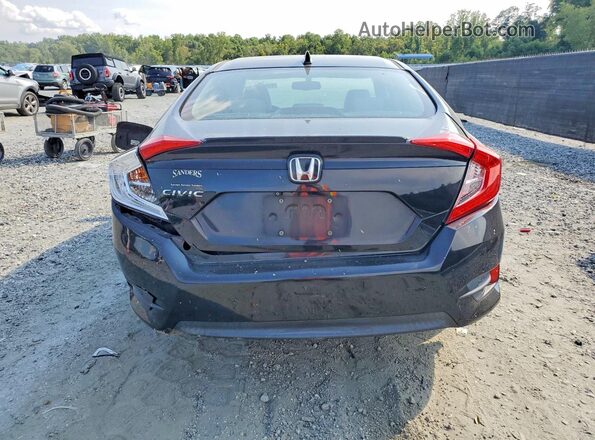 2HGFC1F76GH636098 2016 HONDA CIVIC Black Rear view