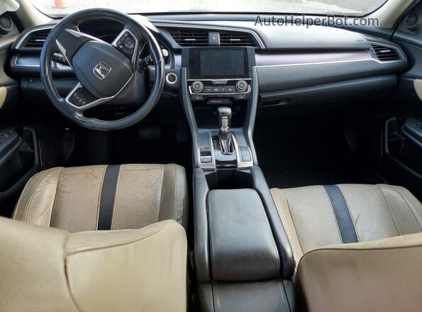 2HGFC1F76GH636098 2016 HONDA CIVIC Black Dashboard view