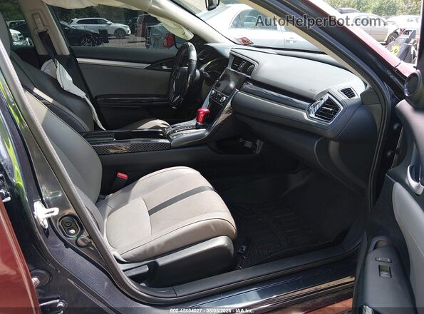2HGFC1F76HH653050 2017 HONDA CIVIC Red წინა სალონის ხედი