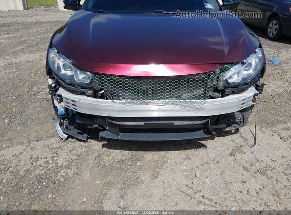 2HGFC1F76HH653050 2017 HONDA CIVIC Red წინა ხედი