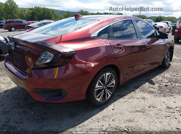 2HGFC1F76HH653050 2017 HONDA CIVIC Red უკანა მარჯვენა