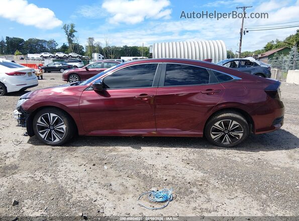 2HGFC1F76HH653050 2017 HONDA CIVIC Red სალონის 360-გრადუსიანი ხედი