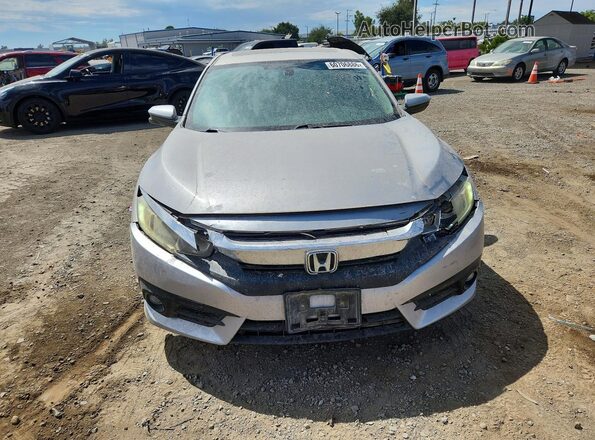 2HGFC1F78GH642243 2016 HONDA CIVIC Gray Widok z przodu