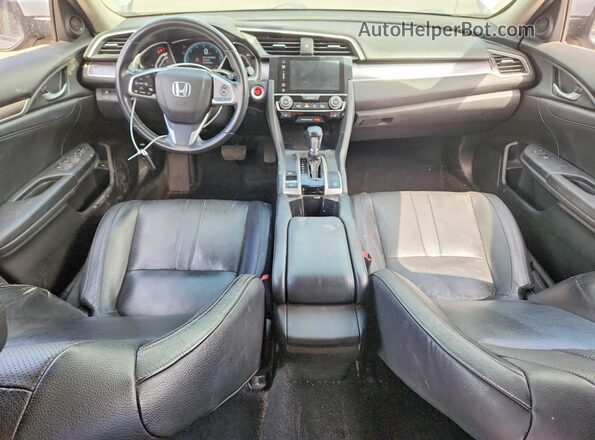 2HGFC1F78GH642243 2016 HONDA CIVIC Gray Widok deski rozdzielczej