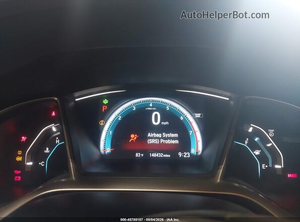 2HGFC1F78GH653890 2016 HONDA CIVIC Silver Հետևի նստատեղերի տեսք