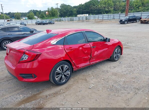 2HGFC1F78HH637383 2017 HONDA CIVIC Red Rear right