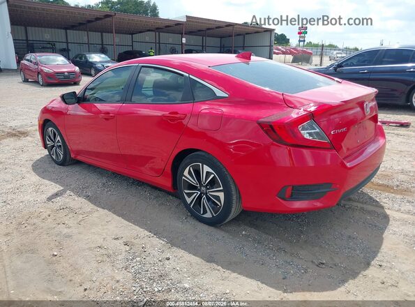 2HGFC1F78HH637383 2017 HONDA CIVIC Red Rear left