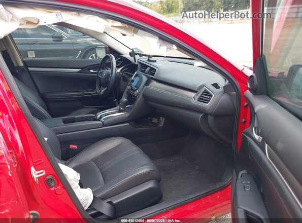 2HGFC1F78HH637383 2017 HONDA CIVIC Red Front interior view
