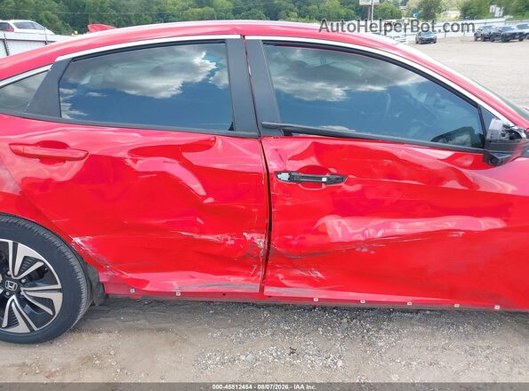 2HGFC1F78HH637383 2017 HONDA CIVIC Red Front view