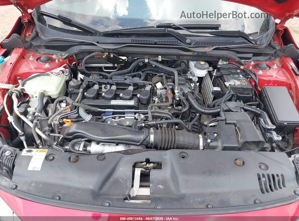 2HGFC1F78HH637383 2017 HONDA CIVIC Red Rear view