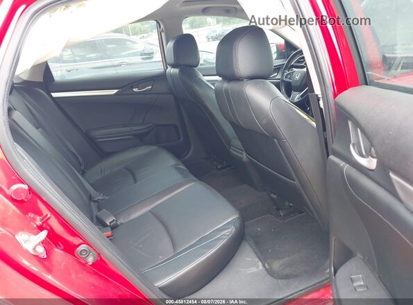 2HGFC1F78HH637383 2017 HONDA CIVIC Red VIN sticker view