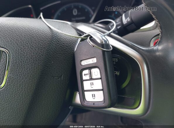 2HGFC1F78HH637383 2017 HONDA CIVIC Red Dashboard view