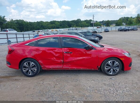 2HGFC1F78HH637383 2017 HONDA CIVIC Red 360 interior view