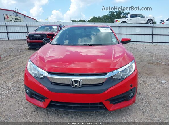 2HGFC1F78HH637383 2017 HONDA CIVIC Red Rear interior view
