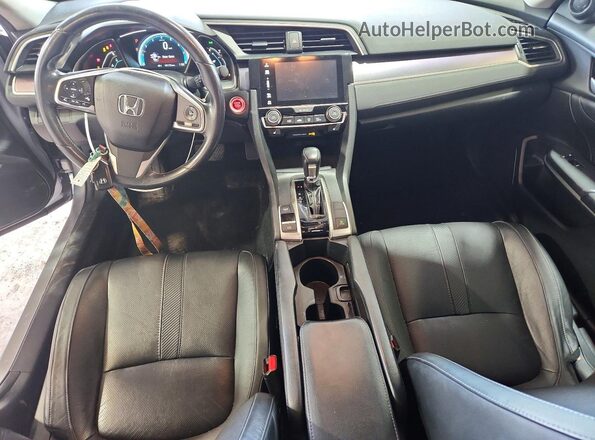2HGFC1F78HH649856 2017 HONDA CIVIC Silver Առջևի վահանակի տեսք