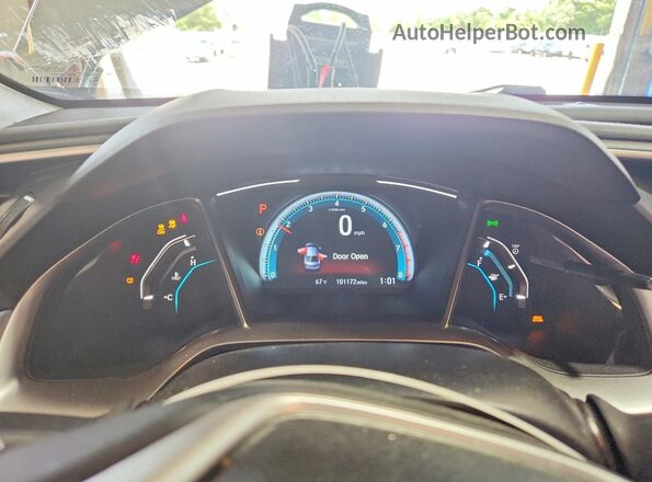 2HGFC1F78HH649856 2017 HONDA CIVIC Silver Սարքավորումների վահանակի տեսք