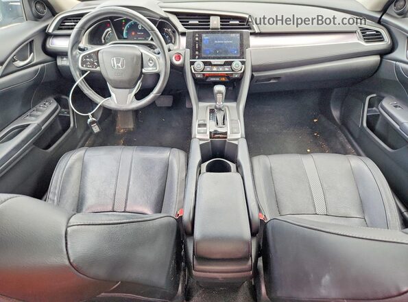 2HGFC1F78HH655754 2017 HONDA CIVIC Gray წინა პანელის ხედი