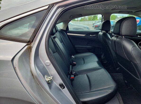 2HGFC1F78HH655754 2017 HONDA CIVIC Gray უკანა სავარძლების ხედი