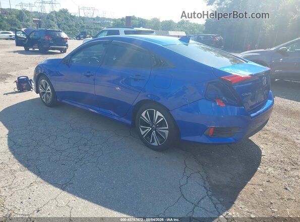 2HGFC1F79HH641328 2017 HONDA CIVIC Синий Задняя левая четверть