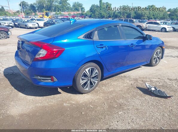 2HGFC1F79HH641328 2017 HONDA CIVIC Синий Задняя правая четверть